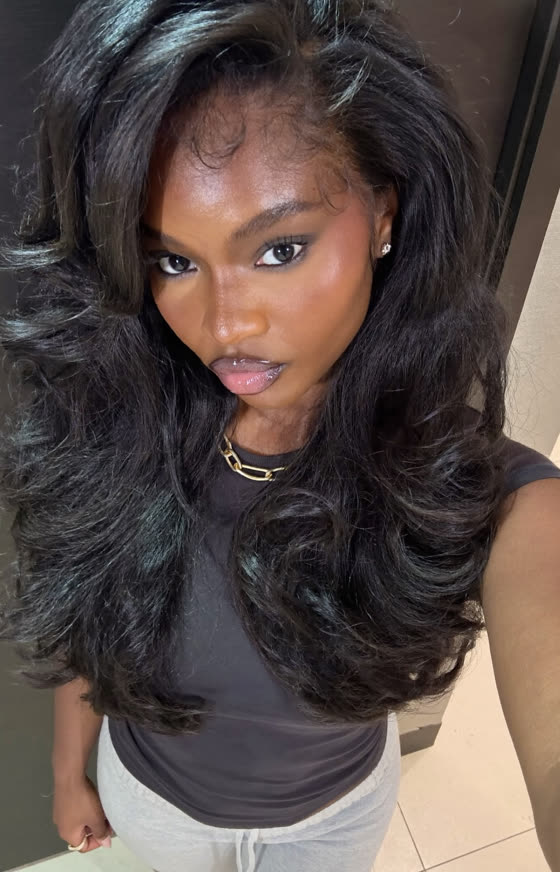 A close portrait with visible skin texture